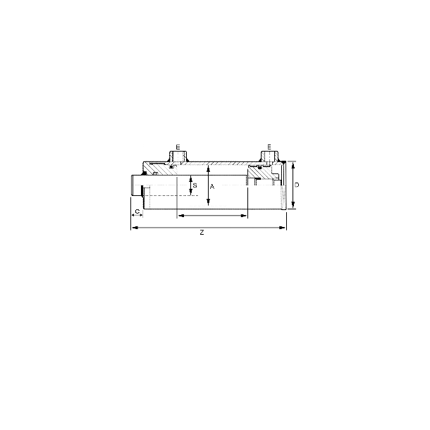 Hydraulik cylinder uden endestykke