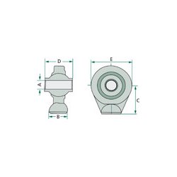 Kugleende for p� svejsning �20,2