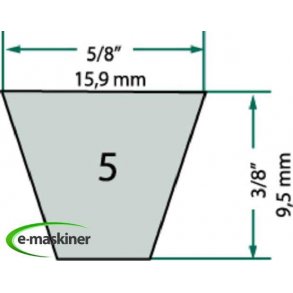 Kilerem 5/8 (15,9 mm) X 26