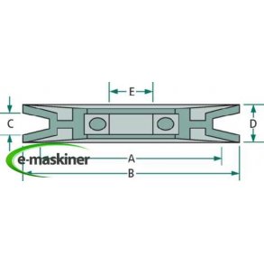 Sp�nderulle/ remstrammer  �34,9 mm