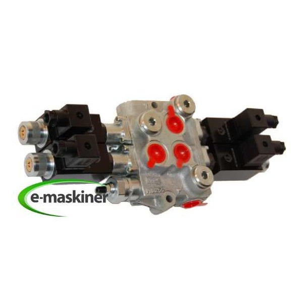 Manvreventil 2 sektioner. 1. dobb og 1. enkeltvirkende