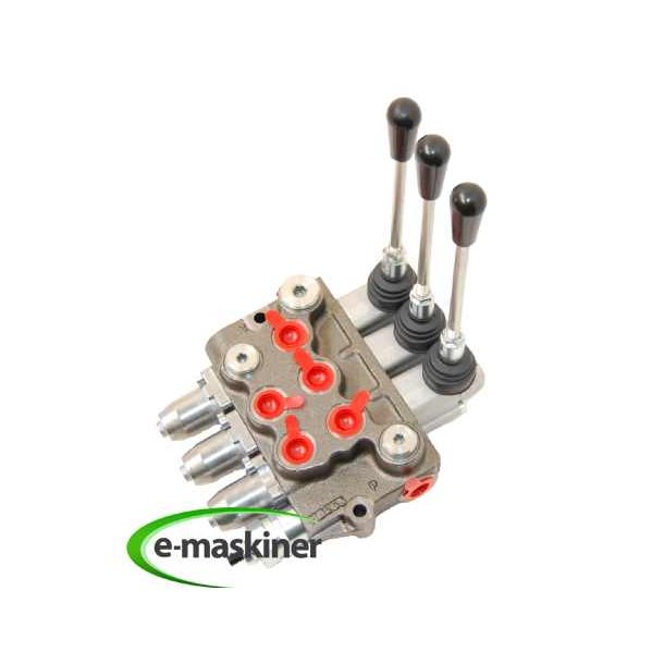 Manvreventil 3/8 3 sektioner