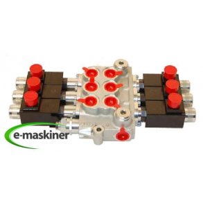 Manvreventil Dobbelt virkende 3 sektion