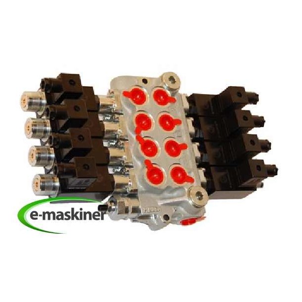 Manvreventil Dobbelt virkende 4 sektion