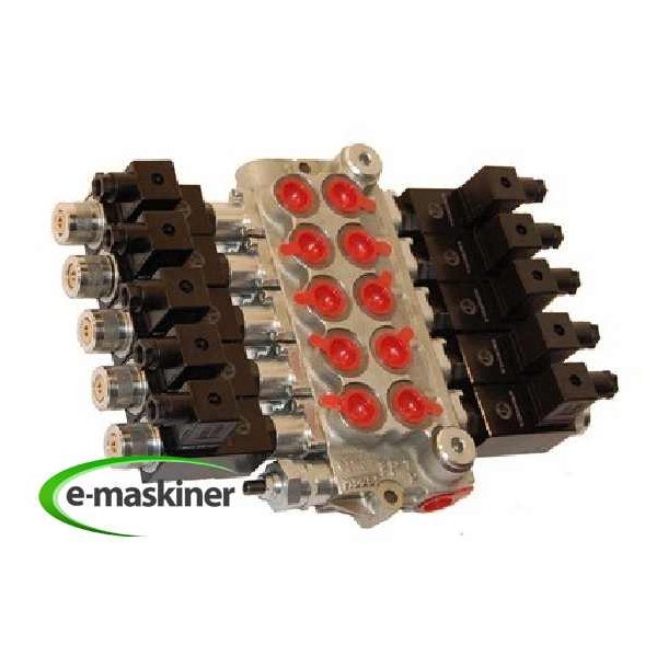 Manvreventil Dobbelt virkende 5 sektion